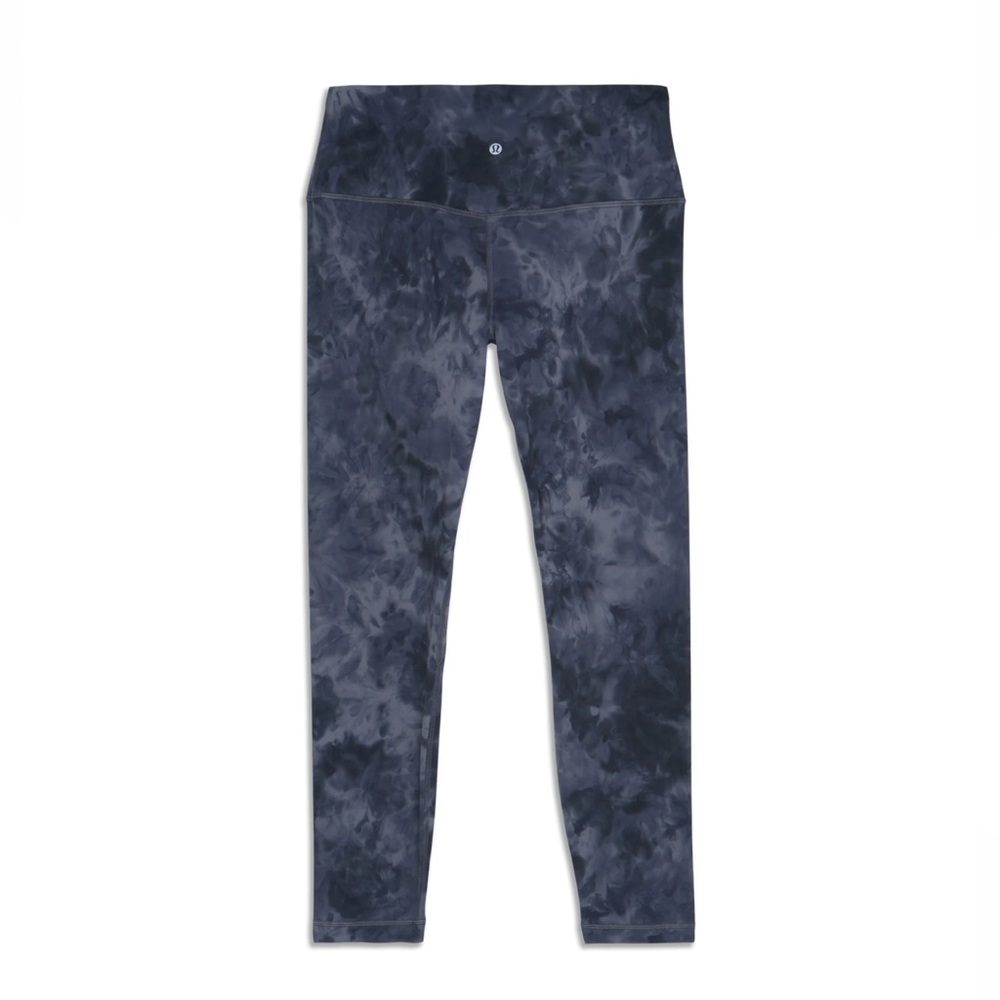 Lululemon Athletica Dark Blue Patterned Leggings - Picture 6 of 8